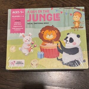 A Day in the Jungle Bingo Game - Multicolor